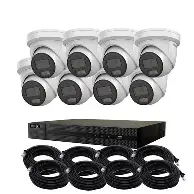 Kit de 8 Cameras Couleur et Audio 3.6mm
